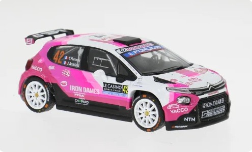 Citroen C3 Rally2 WRC No.42 Rally Monte Carlo 2025 Rumeau/Amblard - 1:43